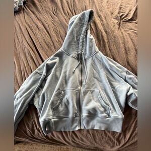 AE Cropped Zip Up Jacket